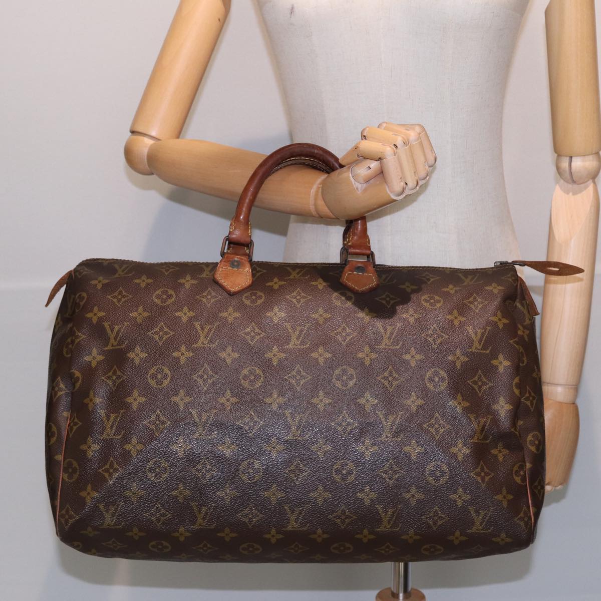 LOUIS VUITTON Monogram Speedy 40 Hand Bag Vintage M41522 LV yk13848