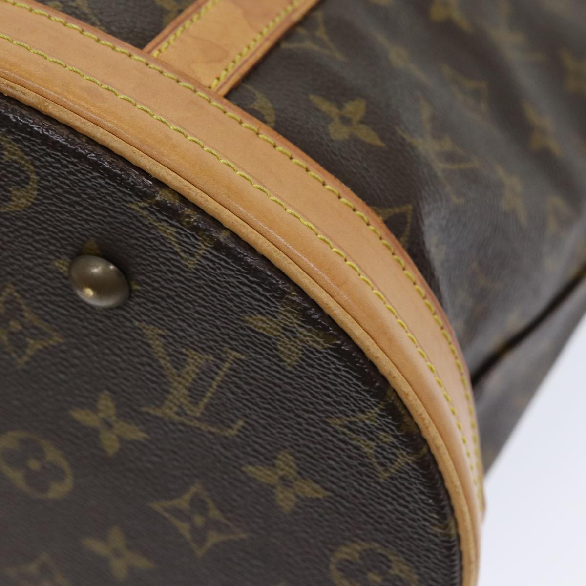 LOUIS VUITTON Monogram Bucket GM Shoulder Bag M42236 LV yk13851