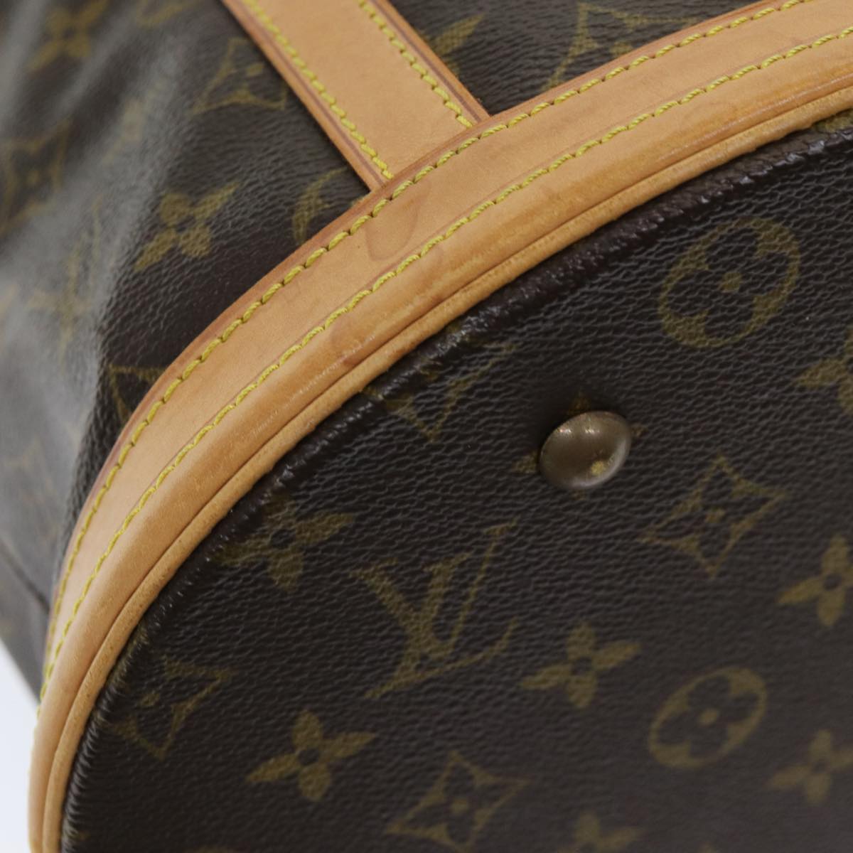 LOUIS VUITTON Monogram Bucket GM Shoulder Bag M42236 LV yk13851