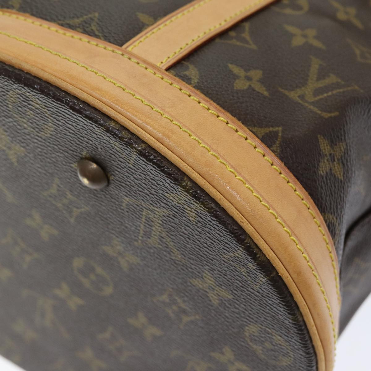 LOUIS VUITTON Monogram Bucket GM Shoulder Bag M42236 LV yk13851