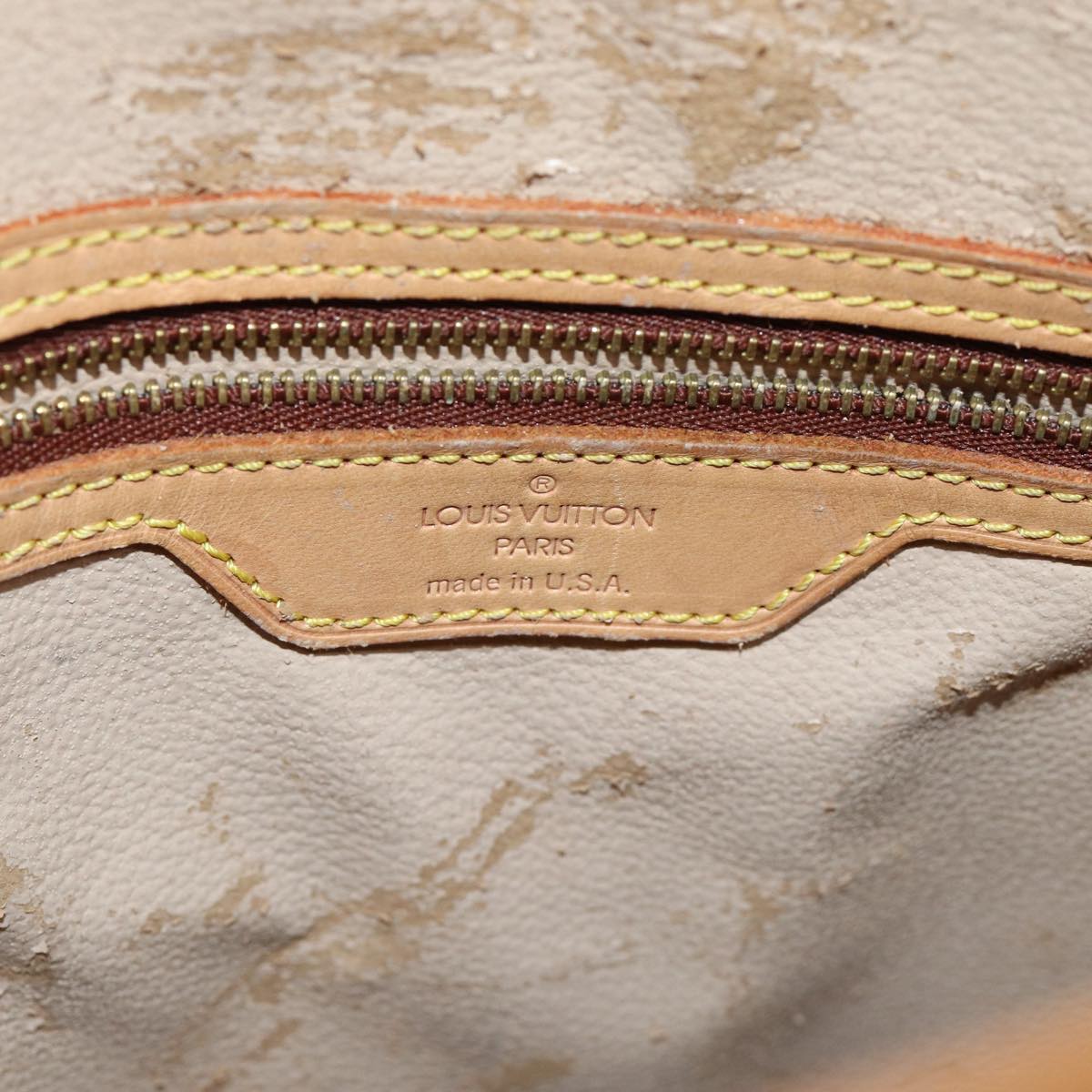 LOUIS VUITTON Monogram Bucket GM Shoulder Bag M42236 LV yk13851