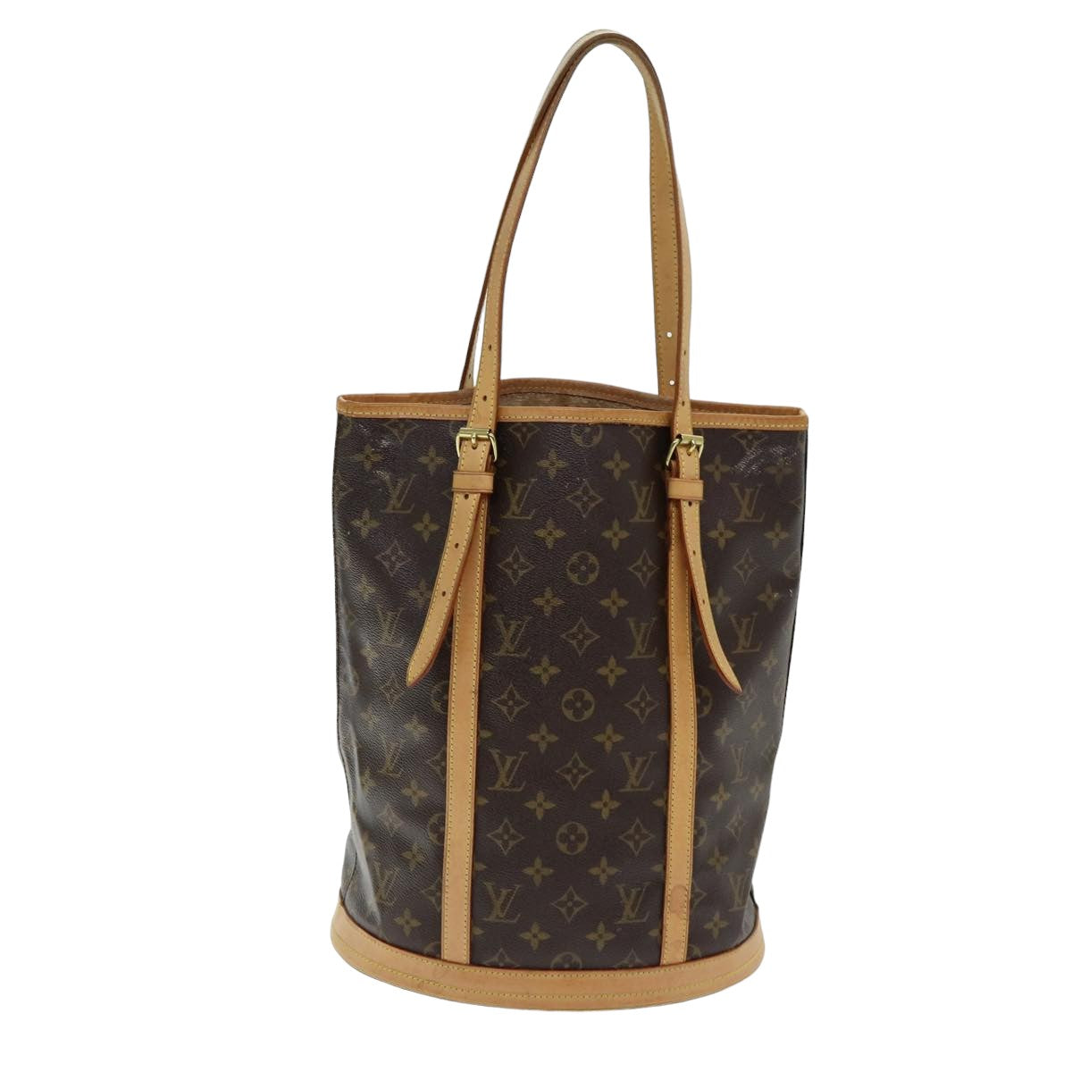 LOUIS VUITTON Monogram Bucket GM Shoulder Bag M42236 LV yk13851