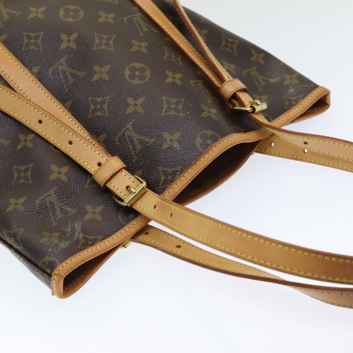 LOUIS VUITTON Monogram Bucket GM Shoulder Bag M42236 LV yk13851