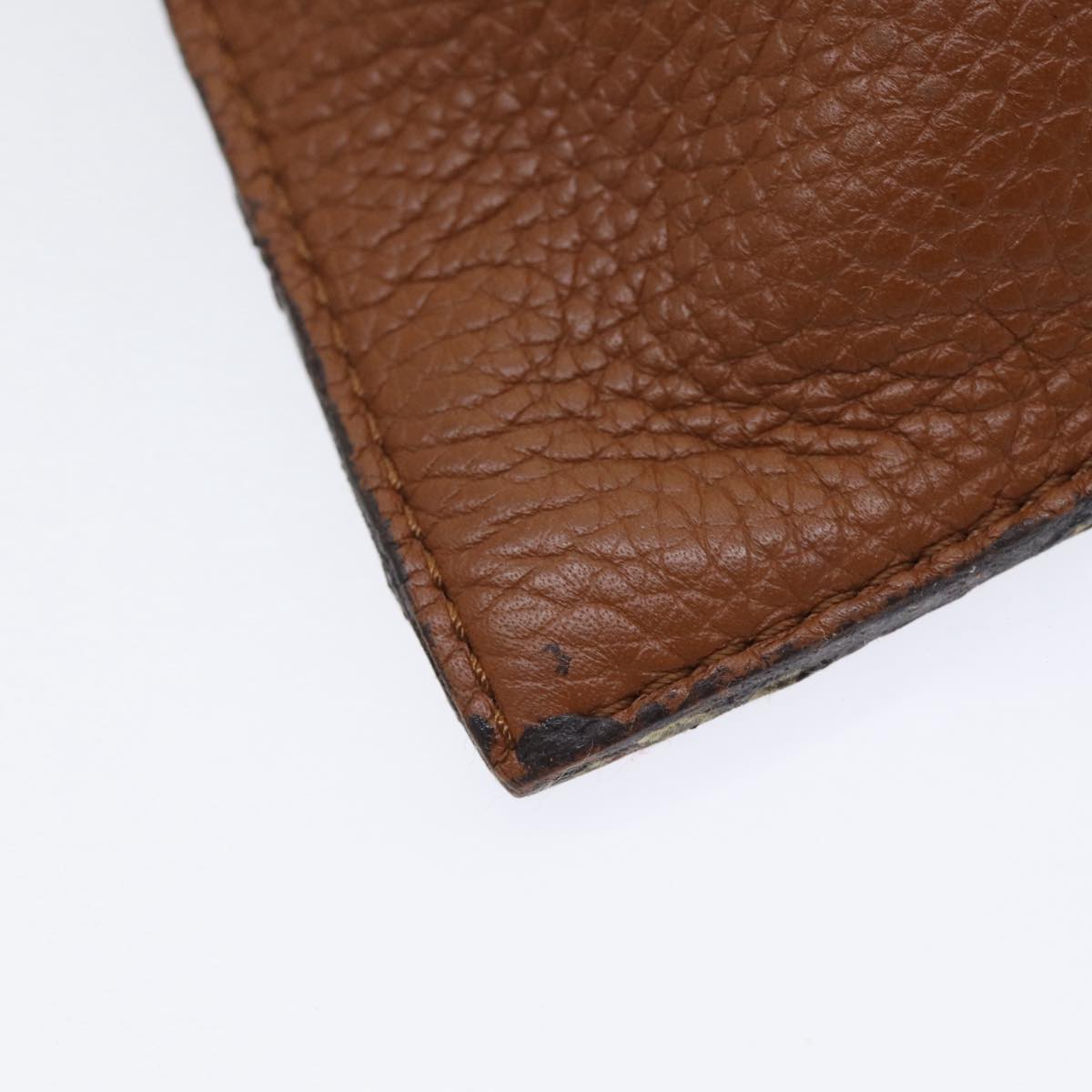 LOUIS VUITTON Taurillon Portfolio Clutch Bag Leather Brown LV yk13853