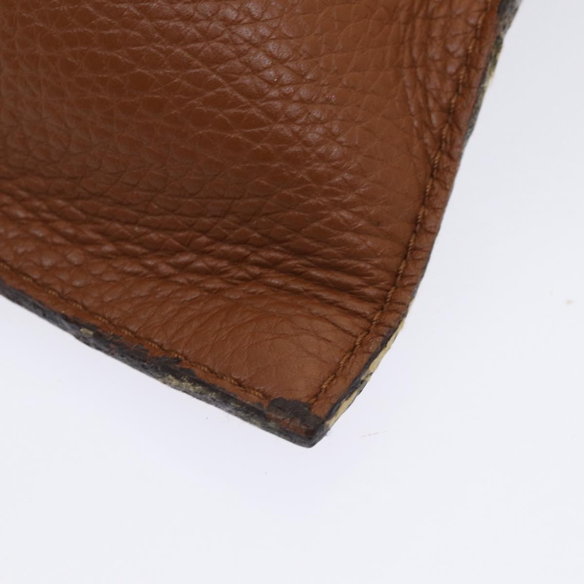 LOUIS VUITTON Taurillon Portfolio Clutch Bag Leather Brown LV yk13853