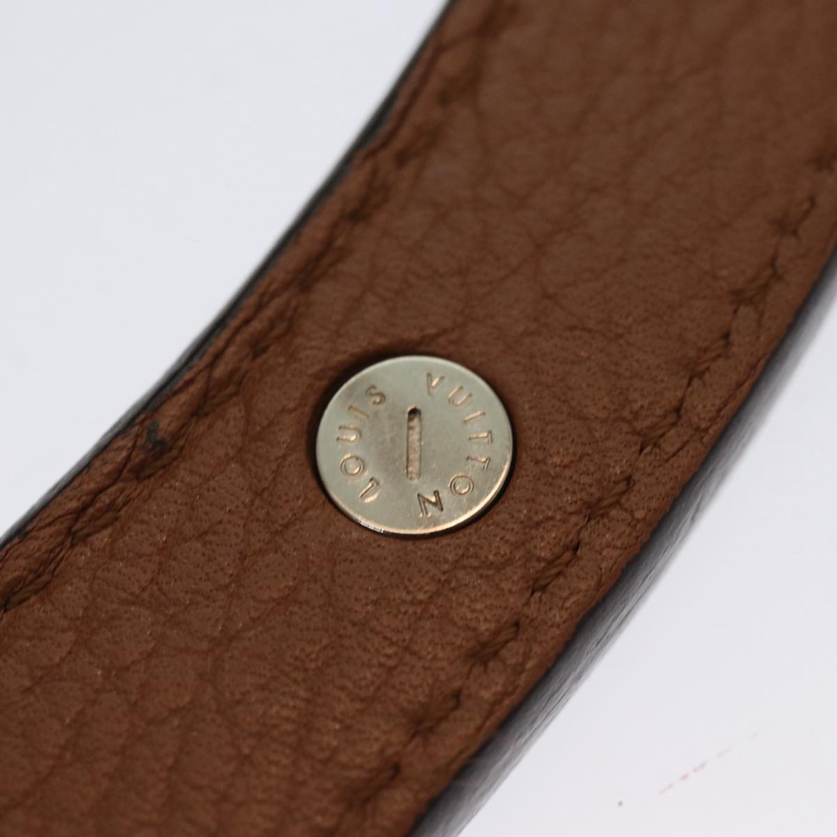 LOUIS VUITTON Taurillon Portfolio Clutch Bag Leather Brown LV yk13853
