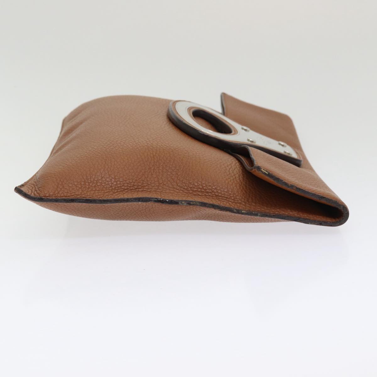 LOUIS VUITTON Taurillon Portfolio Clutch Bag Leather Brown LV yk13853