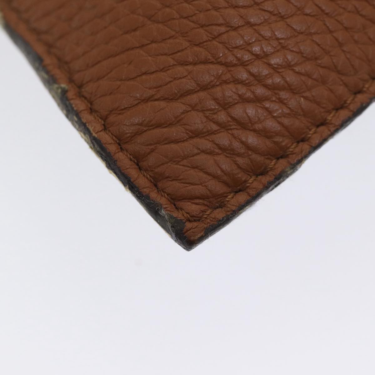 LOUIS VUITTON Taurillon Portfolio Clutch Bag Leather Brown LV yk13853