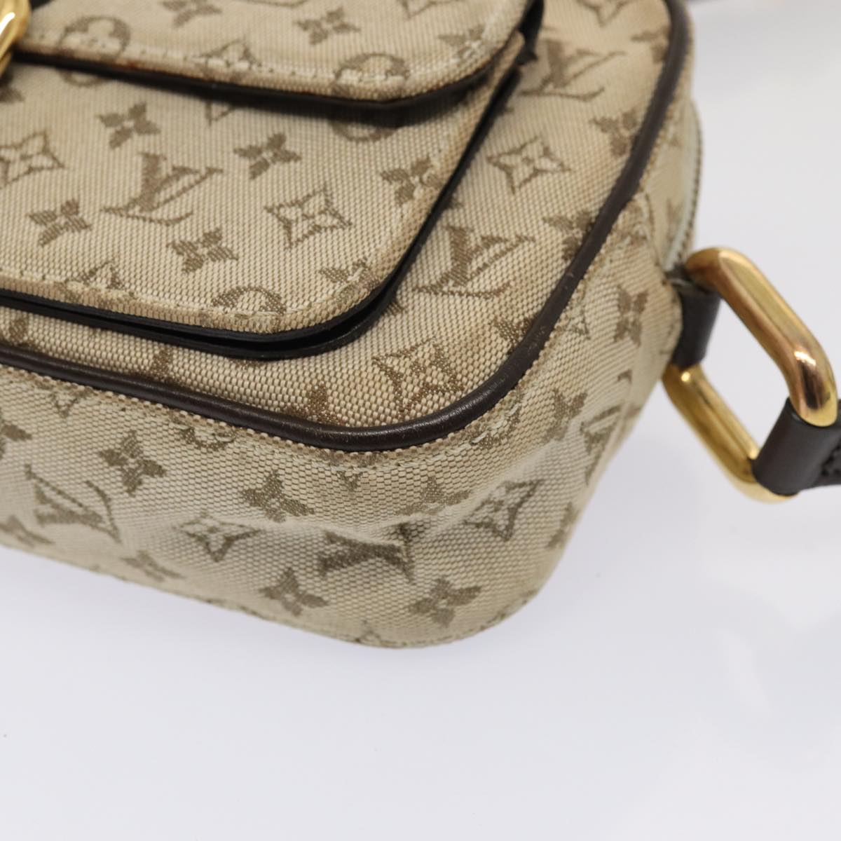 LOUIS VUITTON Monogram Mini Juliet MM Shoulder Bag Khaki M92218 LV yk13854