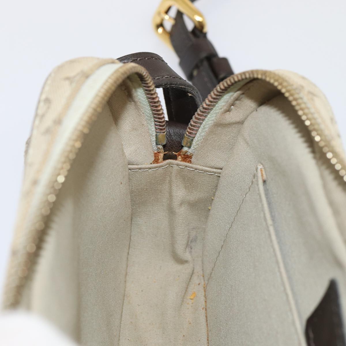 LOUIS VUITTON Monogram Mini Juliet MM Shoulder Bag Khaki M92218 LV yk13854