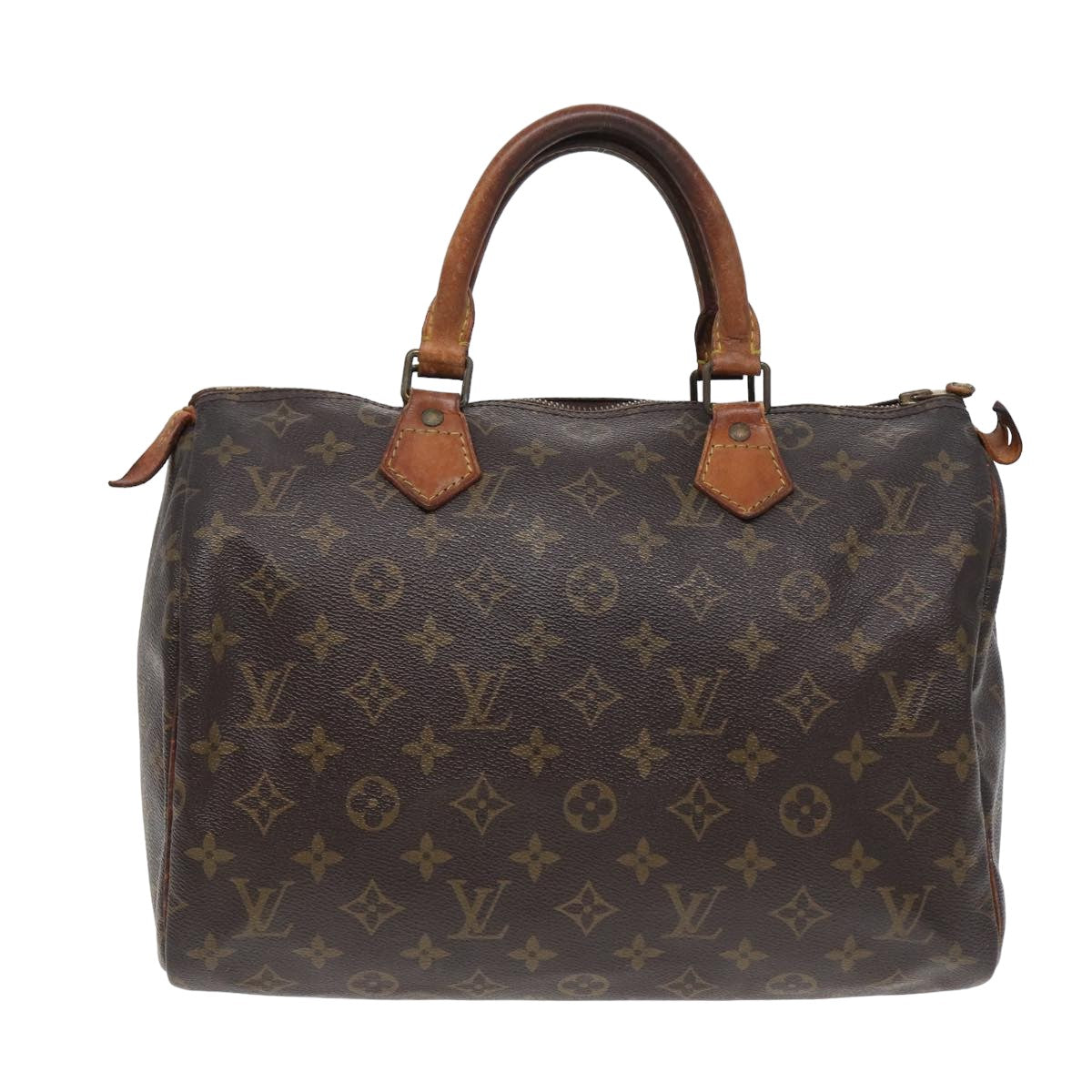 LOUIS VUITTON Monogram Speedy 30 Hand Bag M41526 LV yk13855