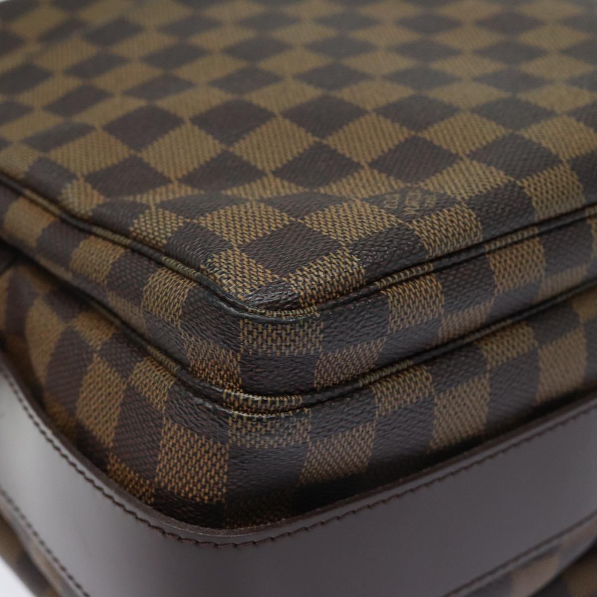 LOUIS VUITTON Damier Ebene Naviglio Shoulder Bag N45255 LV yk13865