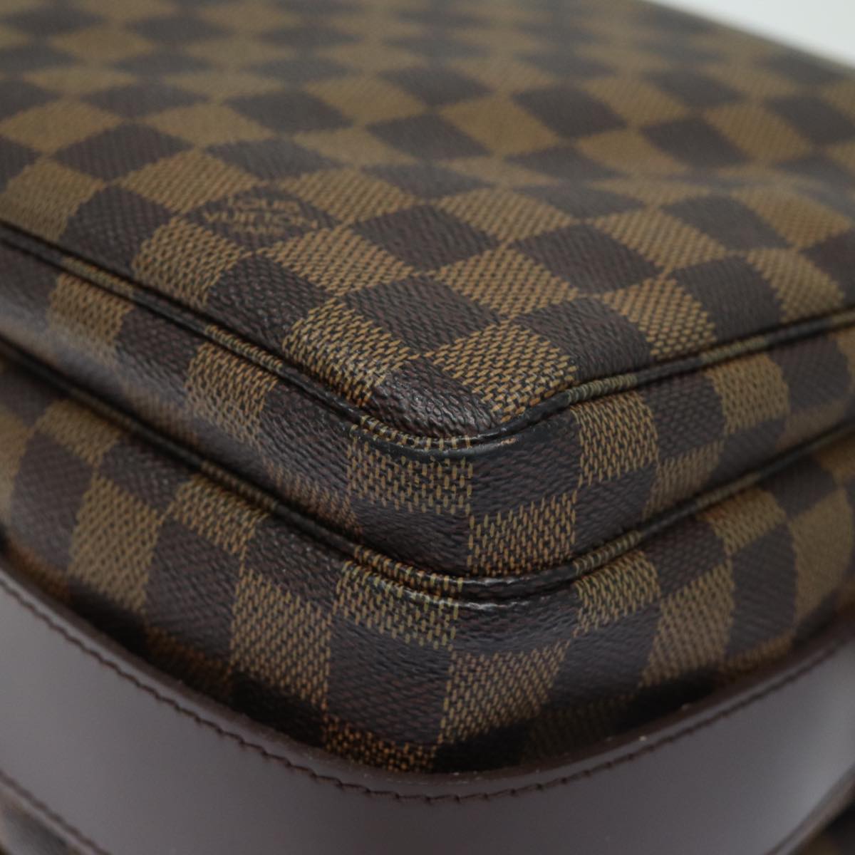 LOUIS VUITTON Damier Ebene Naviglio Shoulder Bag N45255 LV yk13865