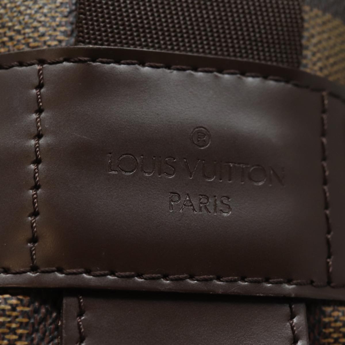 LOUIS VUITTON Damier Ebene Naviglio Shoulder Bag N45255 LV yk13865