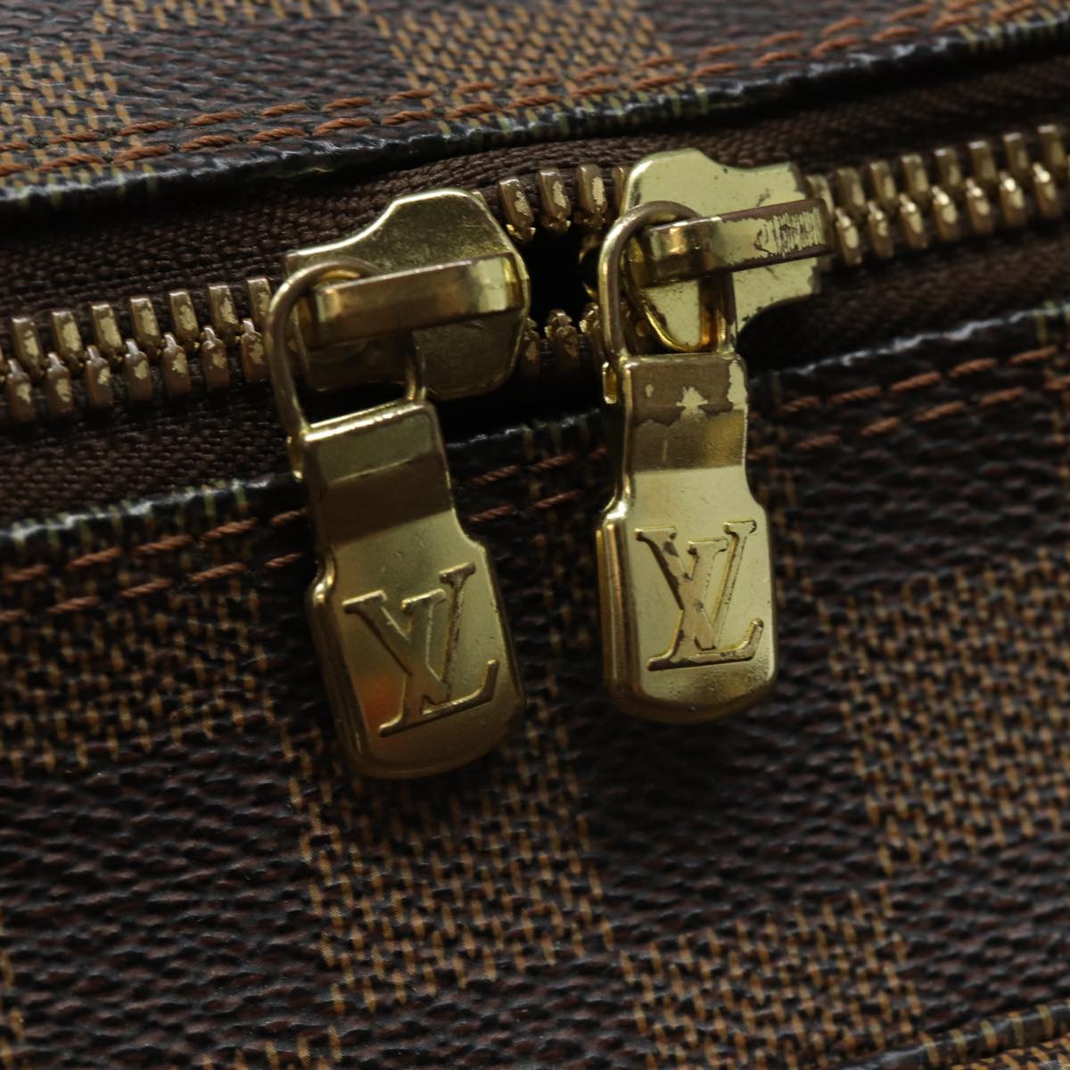 LOUIS VUITTON Damier Ebene Naviglio Shoulder Bag N45255 LV yk13865
