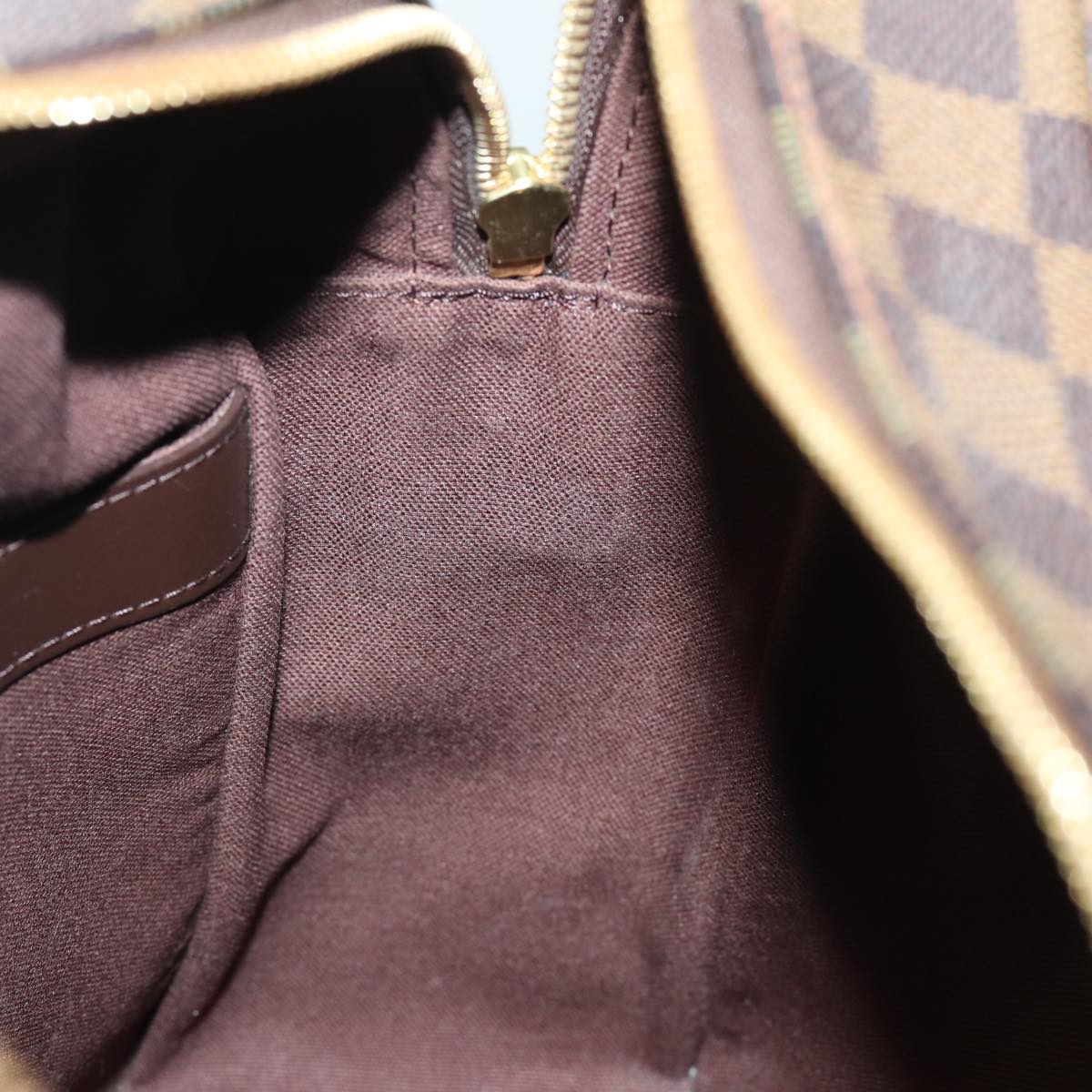 LOUIS VUITTON Damier Ebene Naviglio Shoulder Bag N45255 LV yk13865