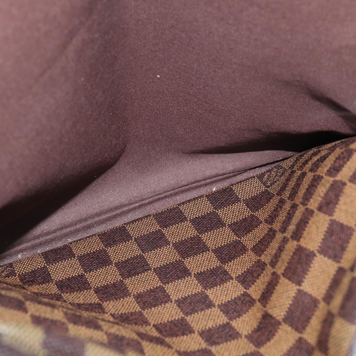 LOUIS VUITTON Damier Ebene Naviglio Shoulder Bag N45255 LV yk13865