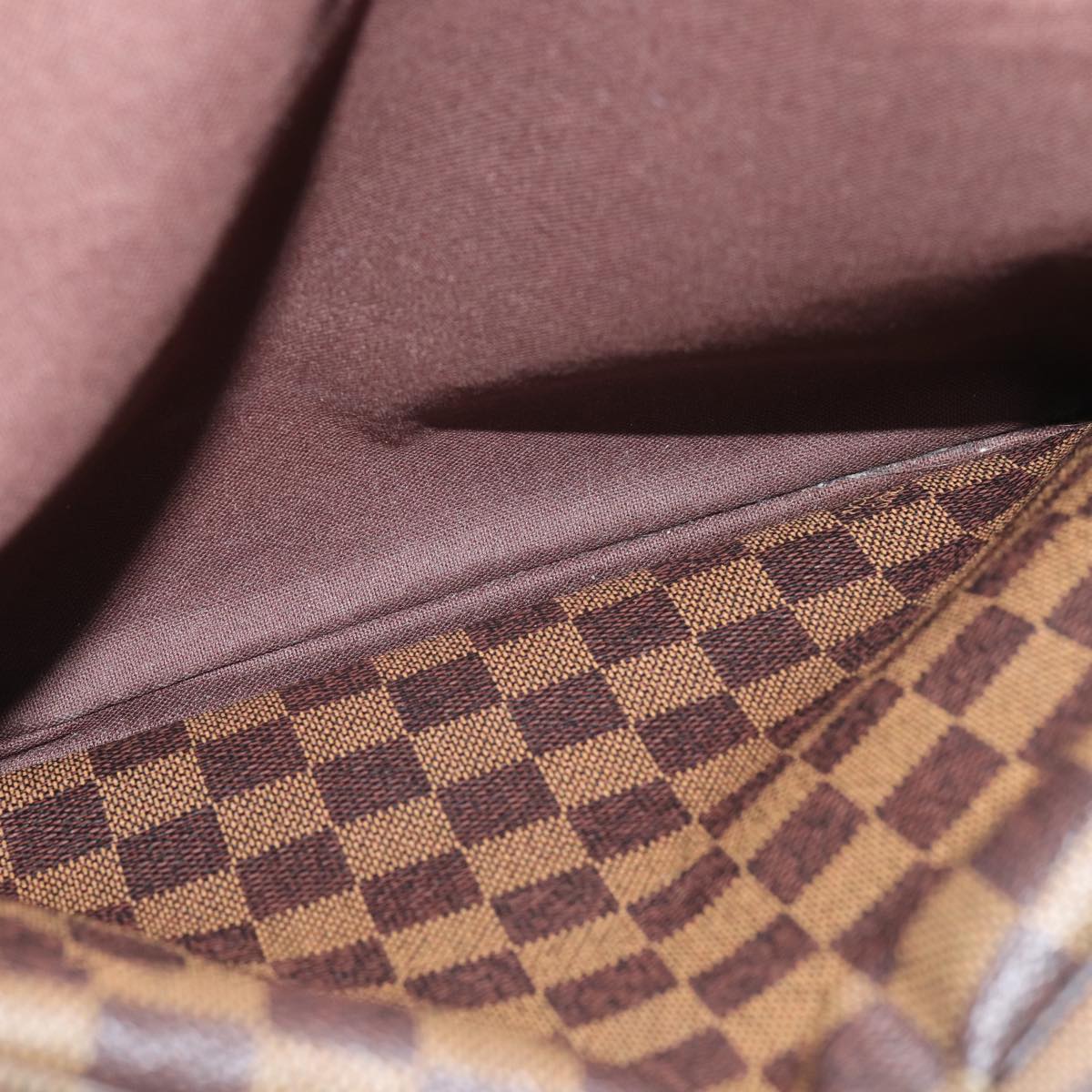 LOUIS VUITTON Damier Ebene Naviglio Shoulder Bag N45255 LV yk13865