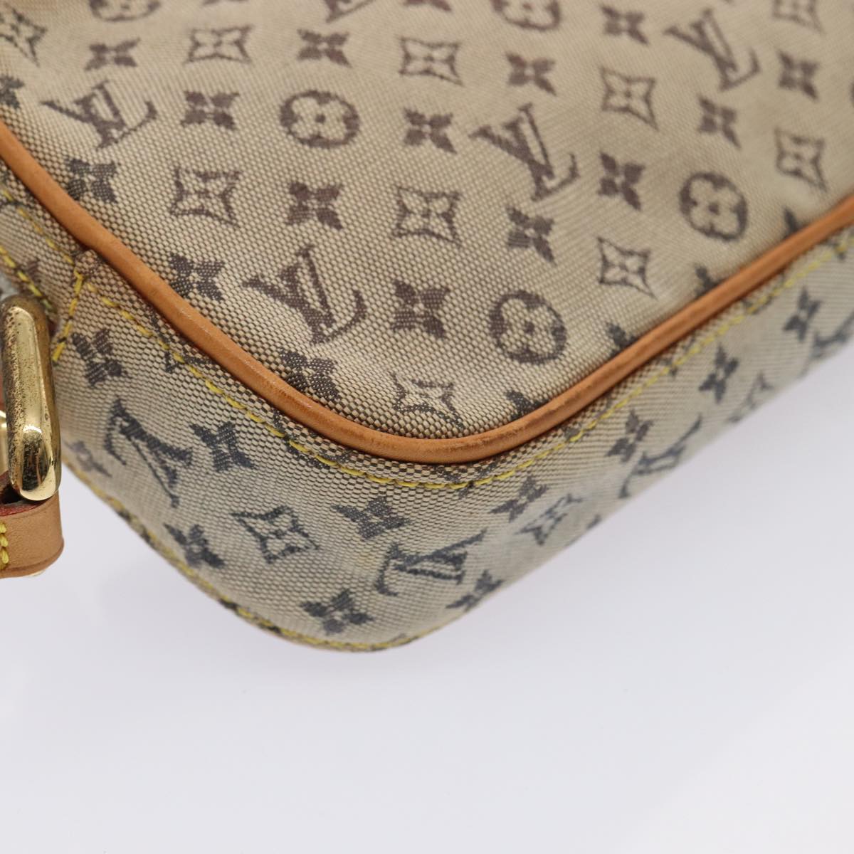 LOUIS VUITTON Monogram Mini Juliet MM Shoulder Bag Blue M92004 LV yk13867