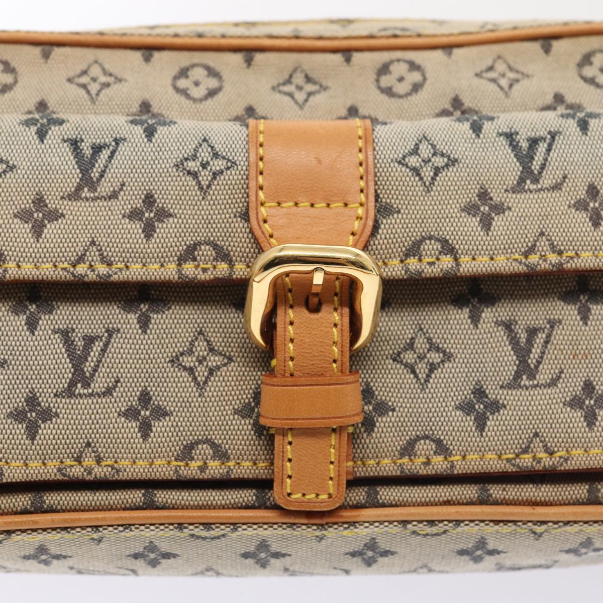 LOUIS VUITTON Monogram Mini Juliet MM Shoulder Bag Blue M92004 LV yk13867