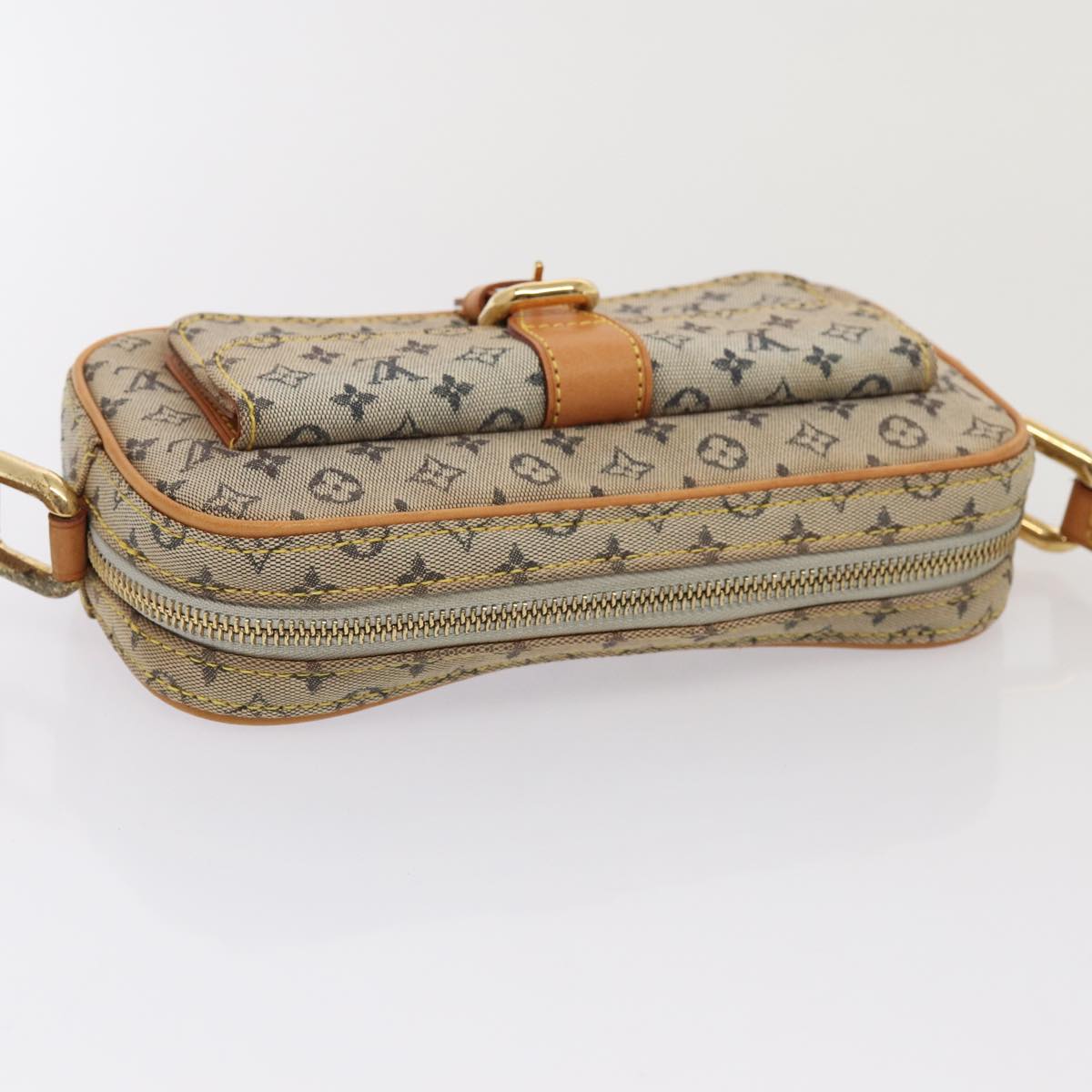 LOUIS VUITTON Monogram Mini Juliet MM Shoulder Bag Blue M92004 LV yk13867