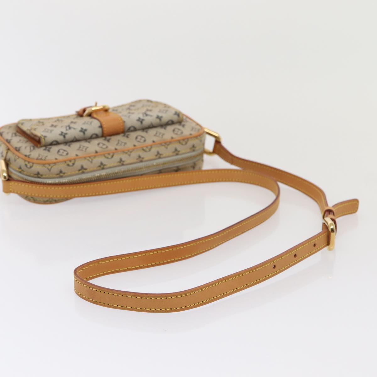 LOUIS VUITTON Monogram Mini Juliet MM Shoulder Bag Blue M92004 LV yk13867