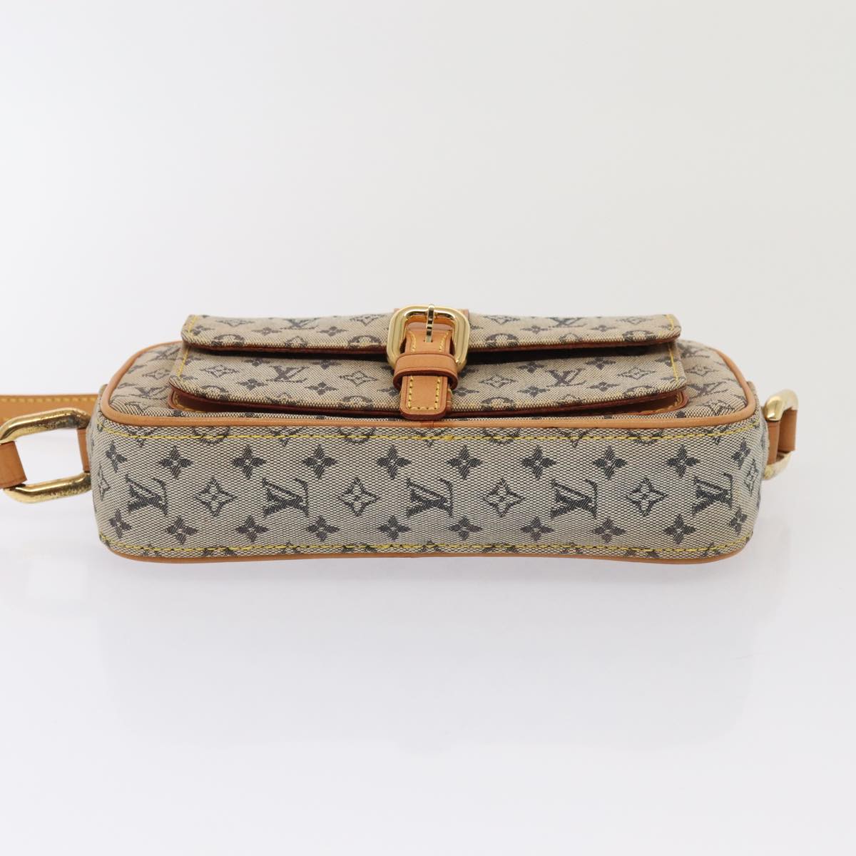 LOUIS VUITTON Monogram Mini Juliet MM Shoulder Bag Blue M92004 LV yk13867