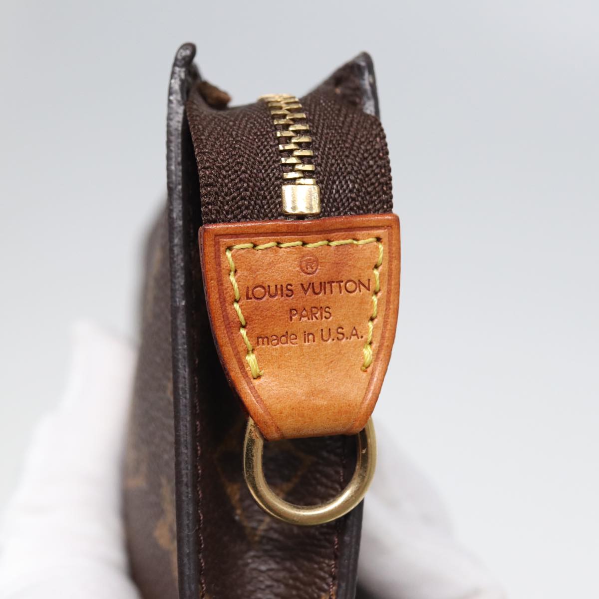 LOUIS VUITTON Monogram Bucket PM Pouch Accessory Pouch LV yk13868