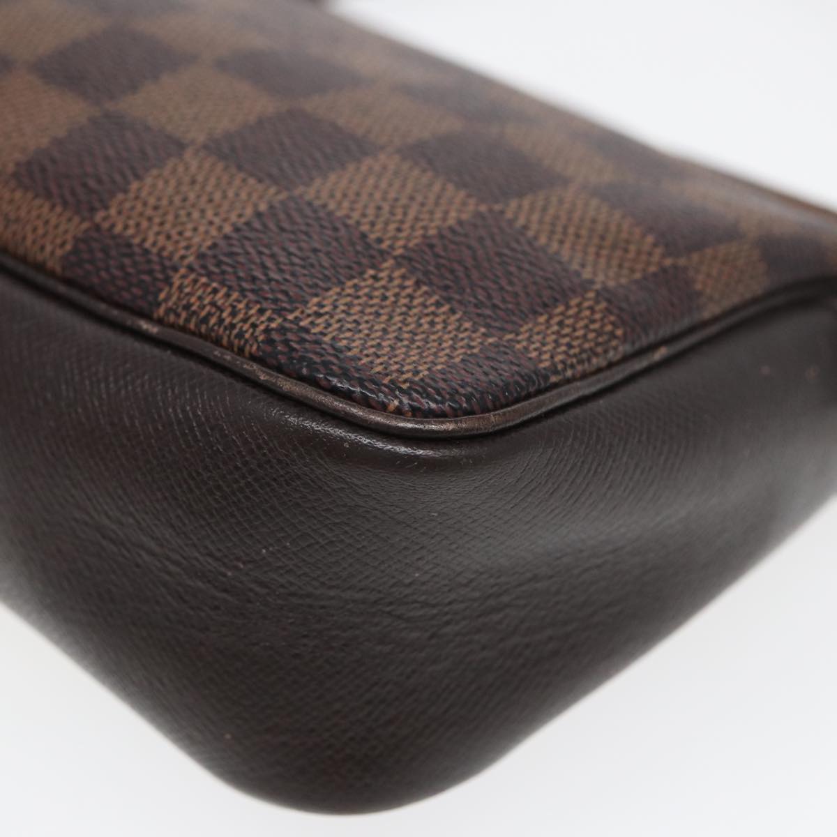 LOUIS VUITTON Damier Ebene Trousse Make Up Pouch N51982 LV yk13888