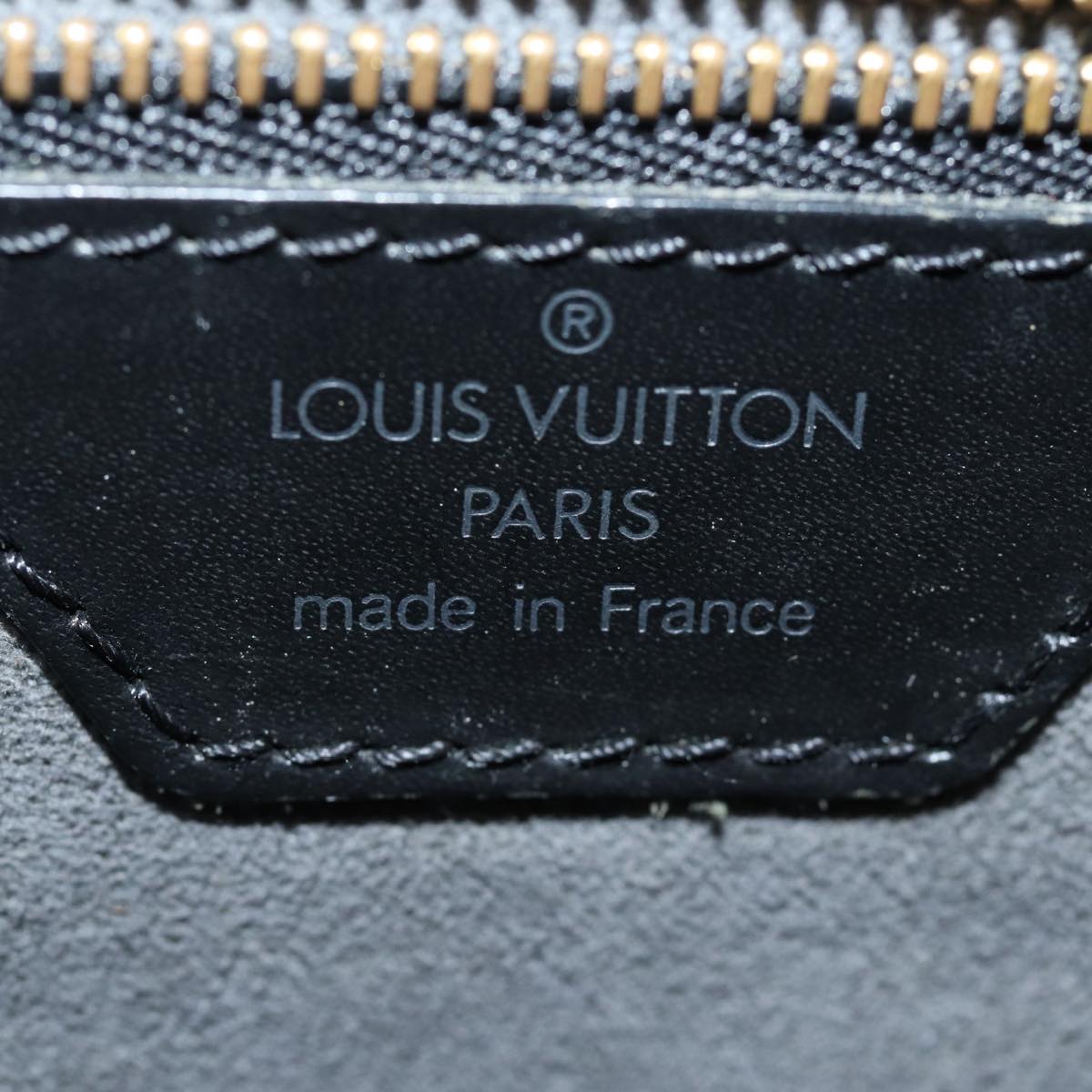 LOUIS VUITTON Epi Lussac Shoulder Bag Black M52282 LV yk13893