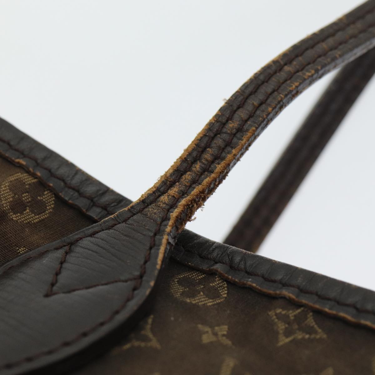 LOUIS VUITTON Monogram Idylle Neverfull MM Tote Bag Brown M40513 LV yk13899