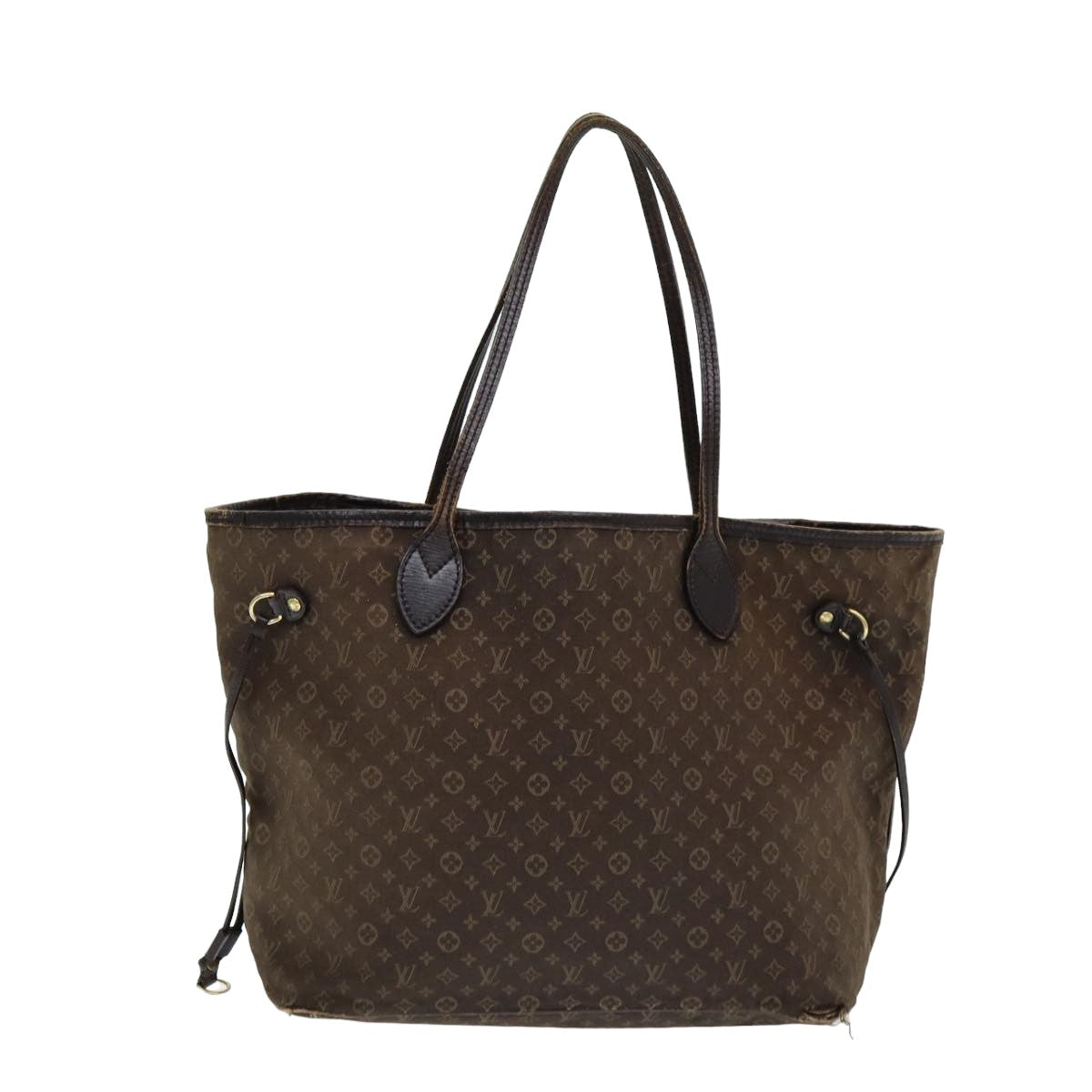 LOUIS VUITTON Monogram Idylle Neverfull MM Tote Bag Brown M40513 LV yk13899