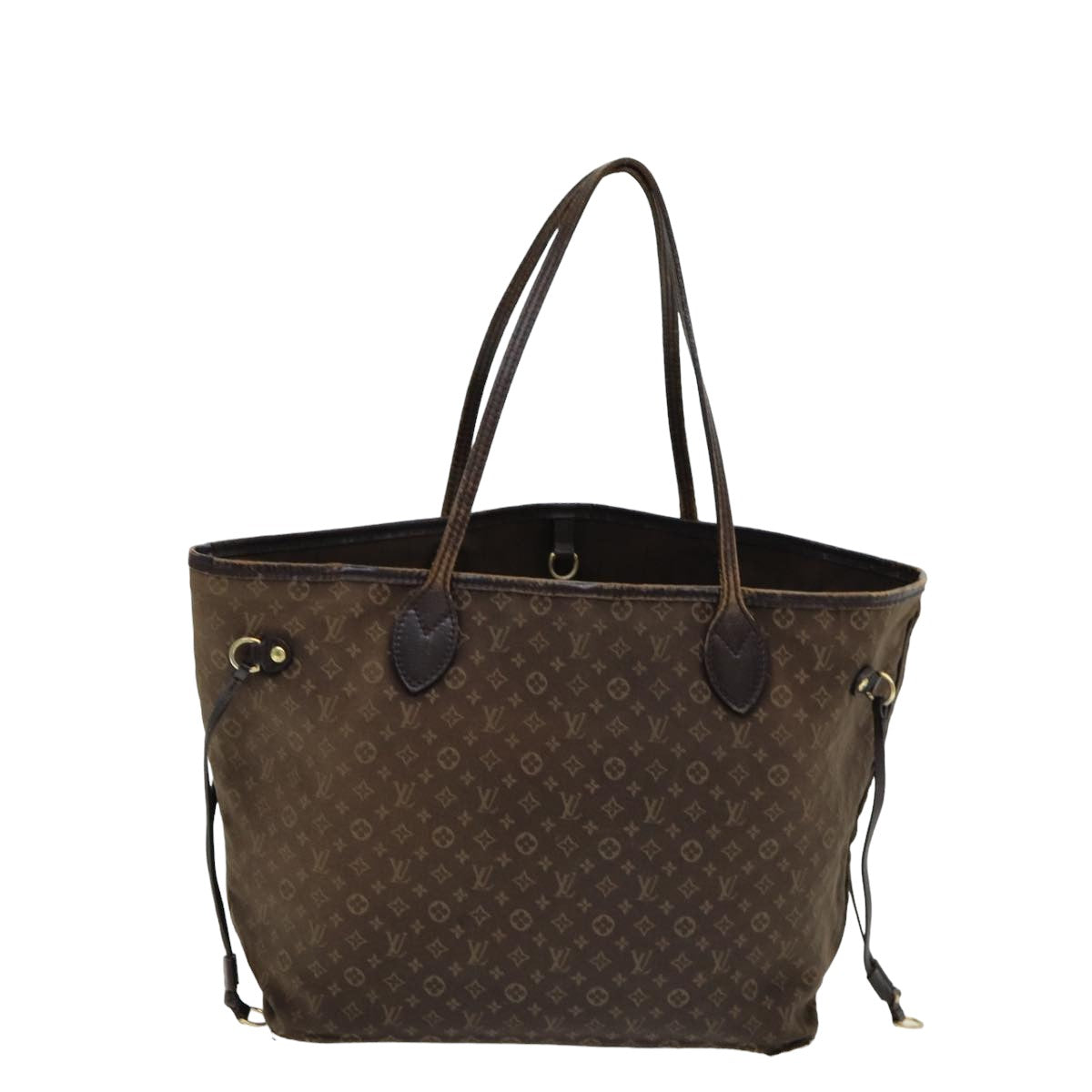 LOUIS VUITTON Monogram Idylle Neverfull MM Tote Bag Brown M40513 LV yk13899