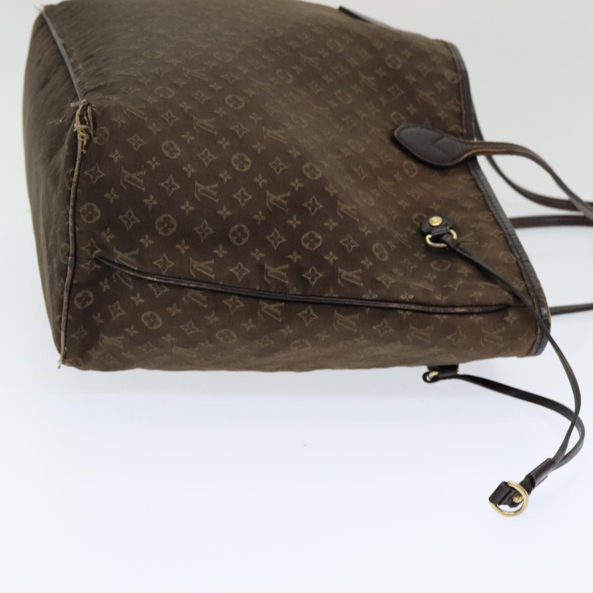 LOUIS VUITTON Monogram Idylle Neverfull MM Tote Bag Brown M40513 LV yk13899