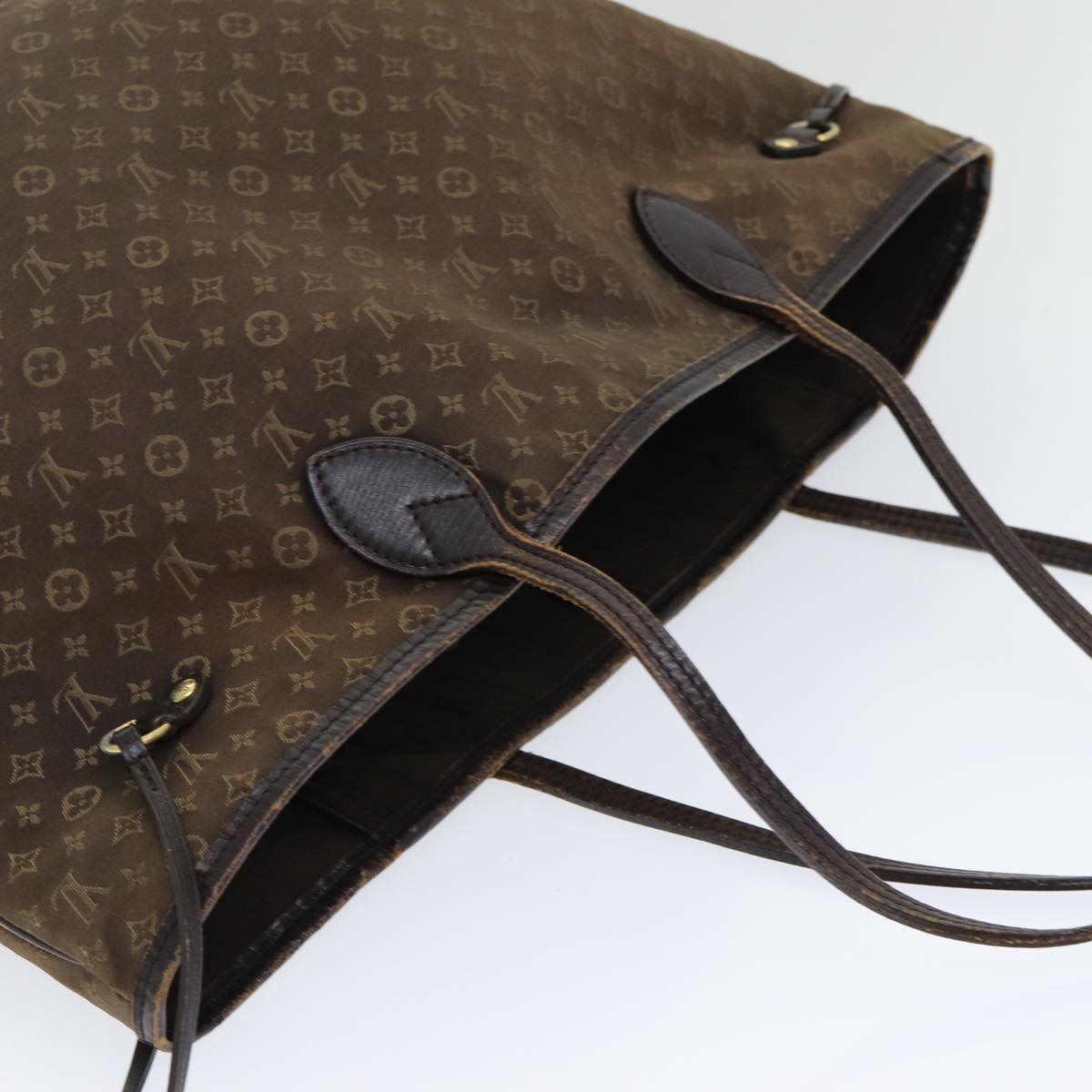 LOUIS VUITTON Monogram Idylle Neverfull MM Tote Bag Brown M40513 LV yk13899