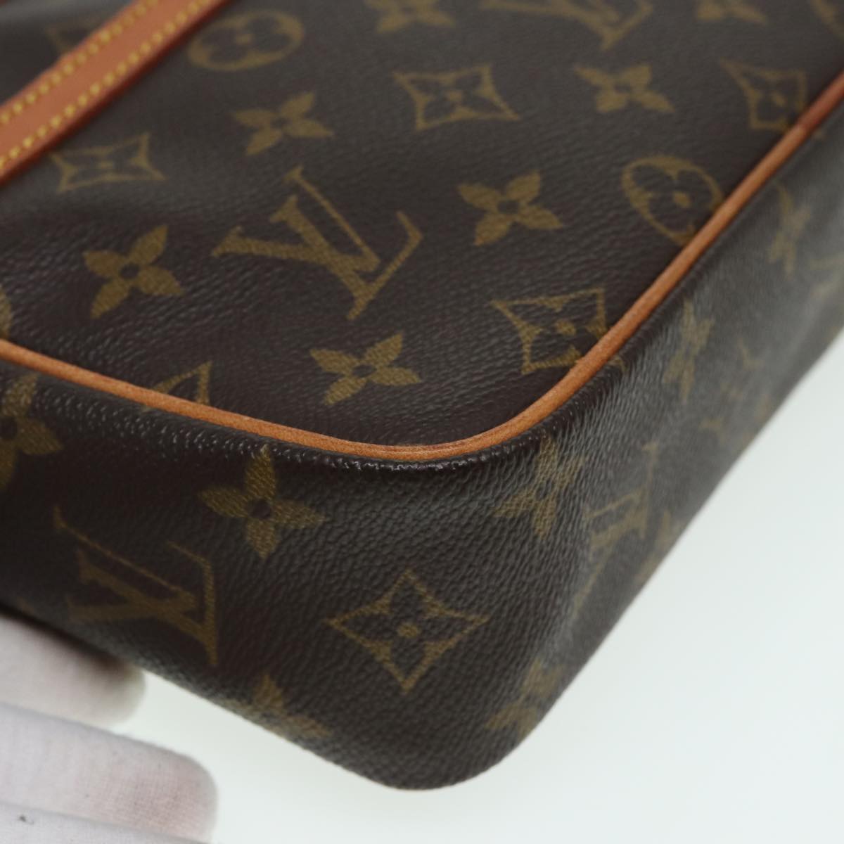 LOUIS VUITTON Monogram Compiegne 23 Clutch Bag M51847 LV yk13919