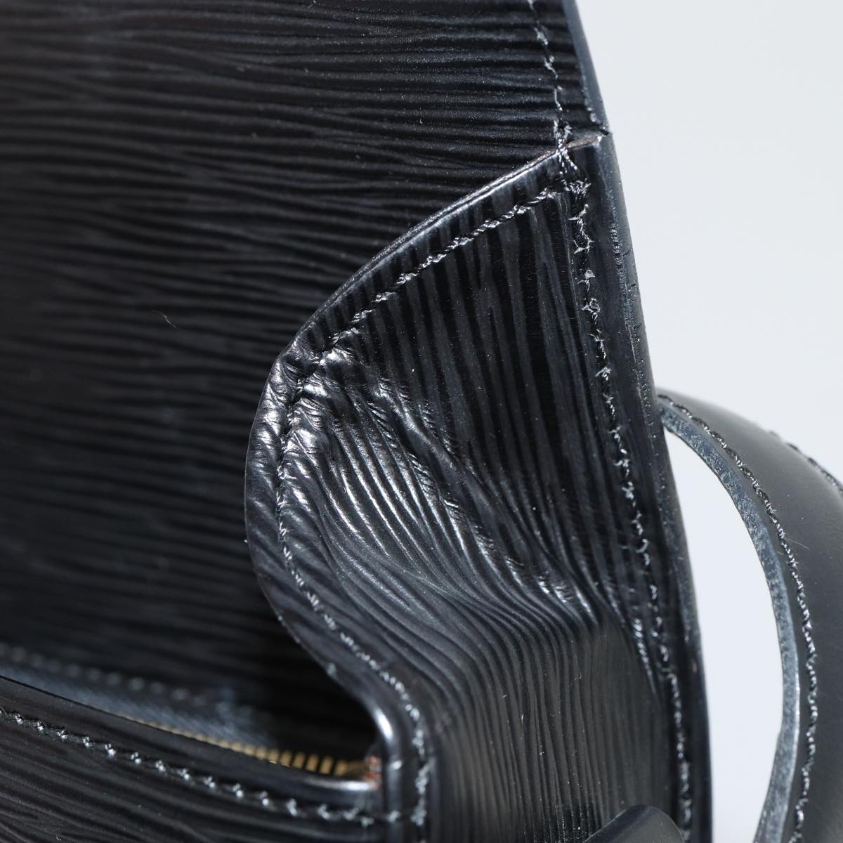 LOUIS VUITTON Epi Saint Cloud GM Shoulder Bag Black Noir M52192 LV yk13926