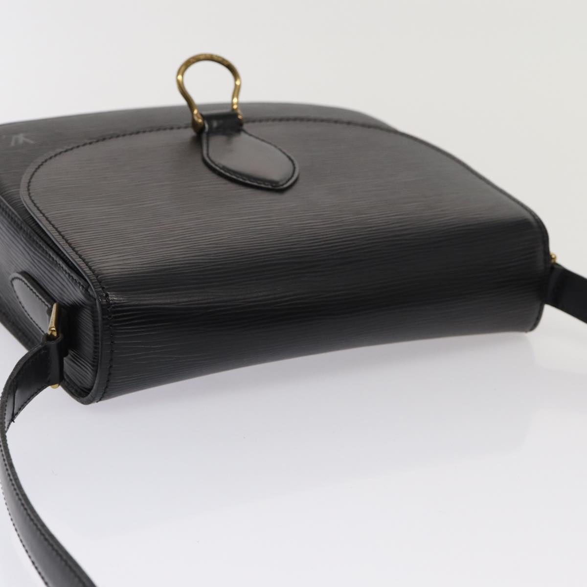 LOUIS VUITTON Epi Saint Cloud GM Shoulder Bag Black Noir M52192 LV yk13926