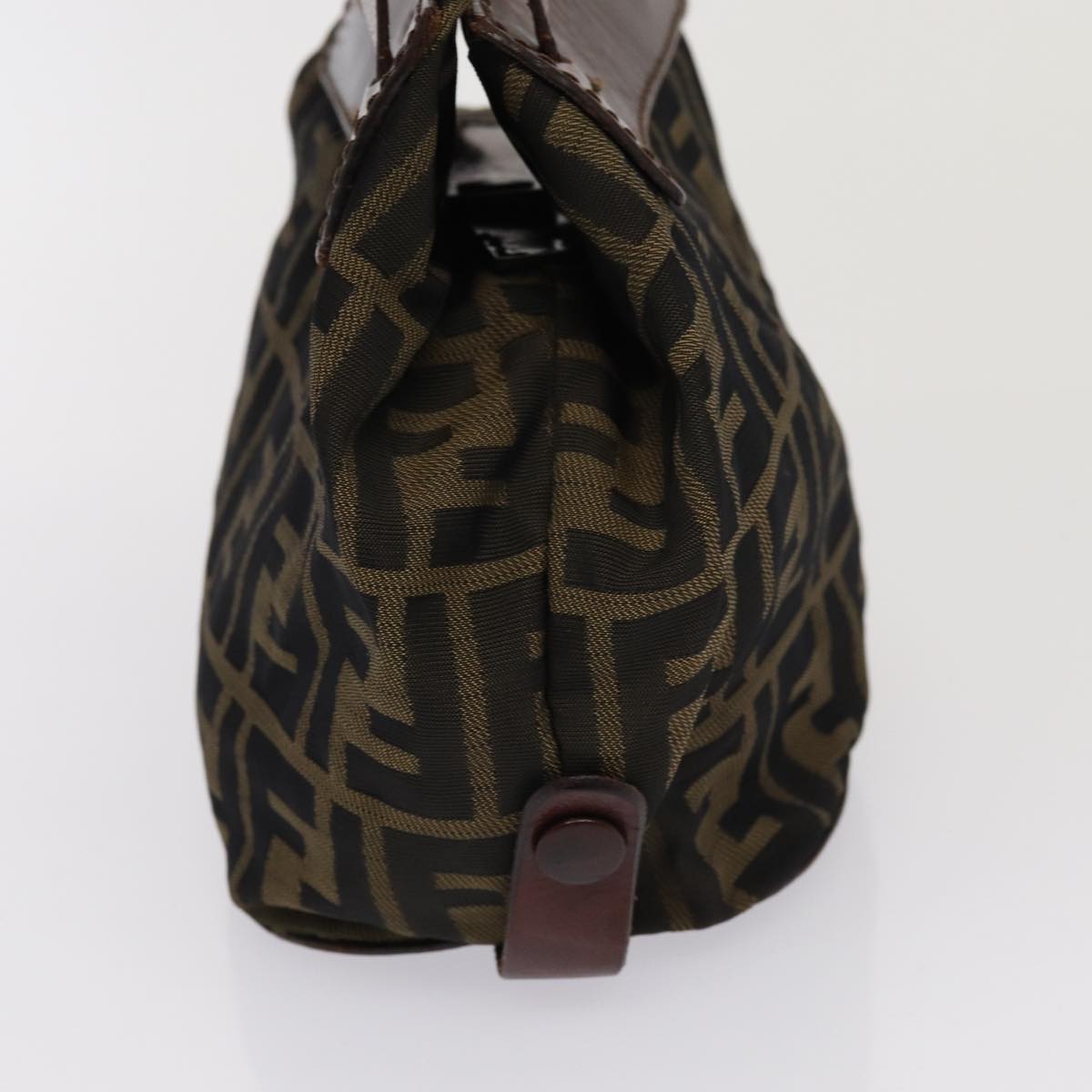 Luxury Fendi Zucca Canvas Hand Bag Brown Blackyk13929