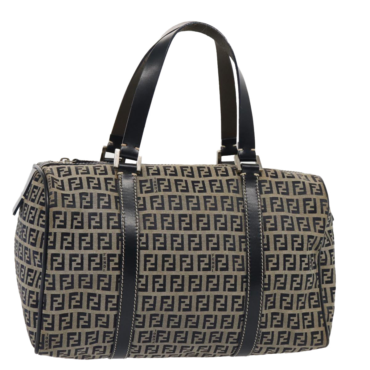 Luxury Fendi Zucchino Canvas Hand Bag Navyyk13932