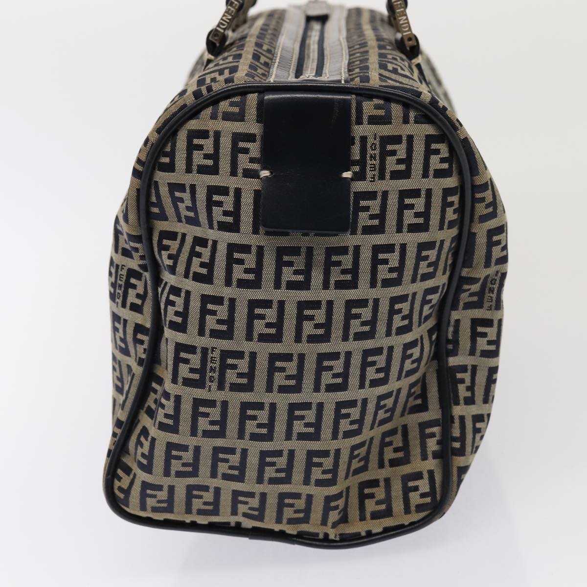 Luxury Fendi Zucchino Canvas Hand Bag Navyyk13932