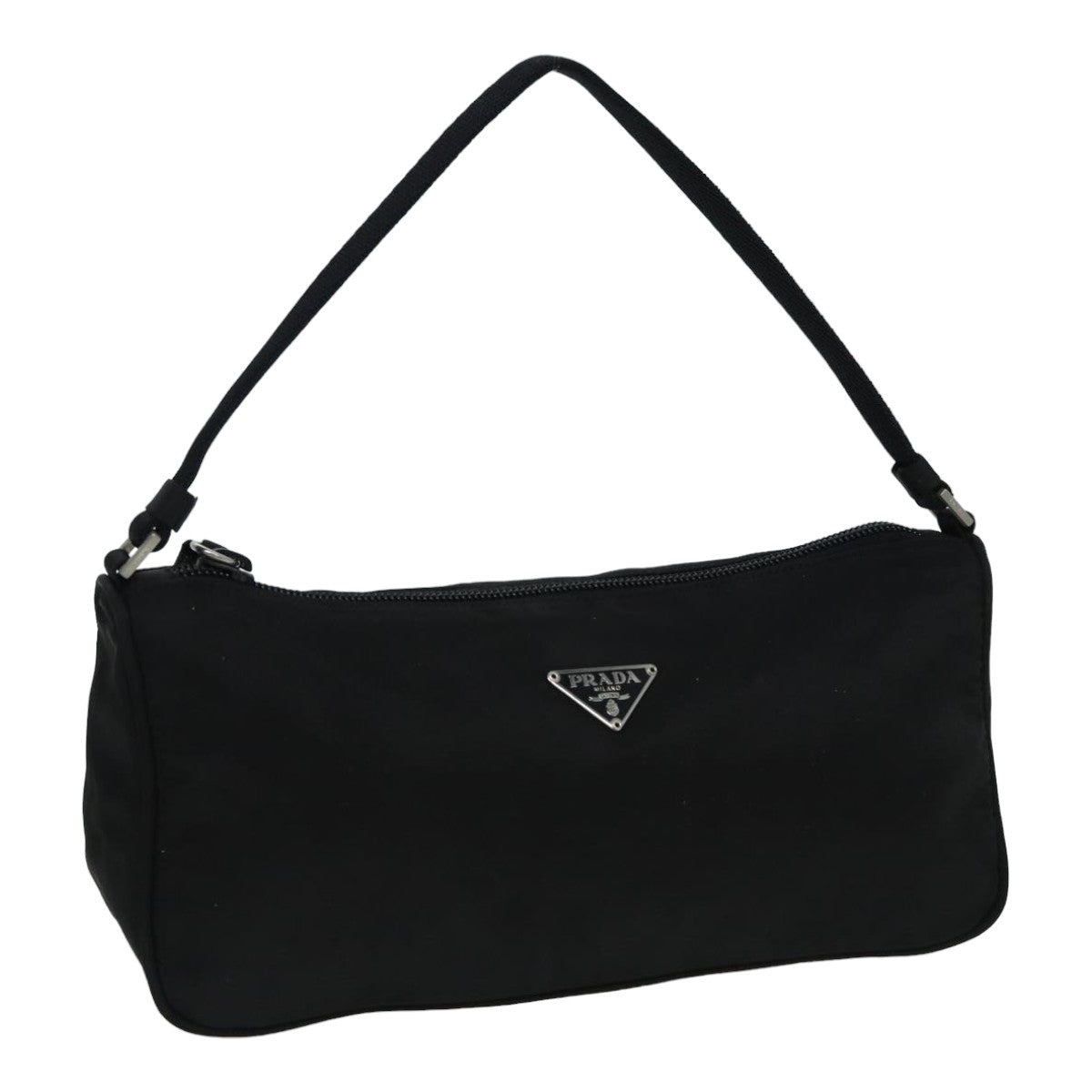 Luxury Prada Accessory Pouch Nylon Black  yk13940