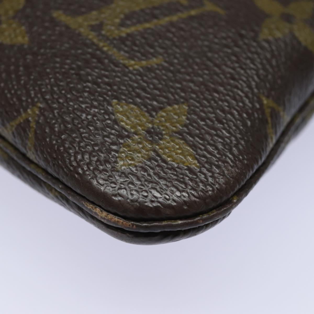 LOUIS VUITTON Monogram Pochette Priant Clutch Bag M51805 LV yk13954