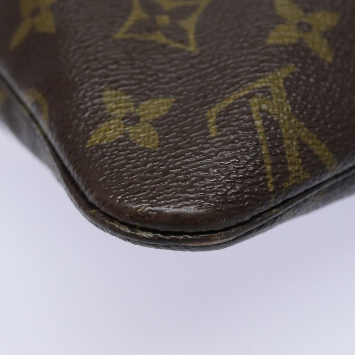 LOUIS VUITTON Monogram Pochette Priant Clutch Bag M51805 LV yk13954