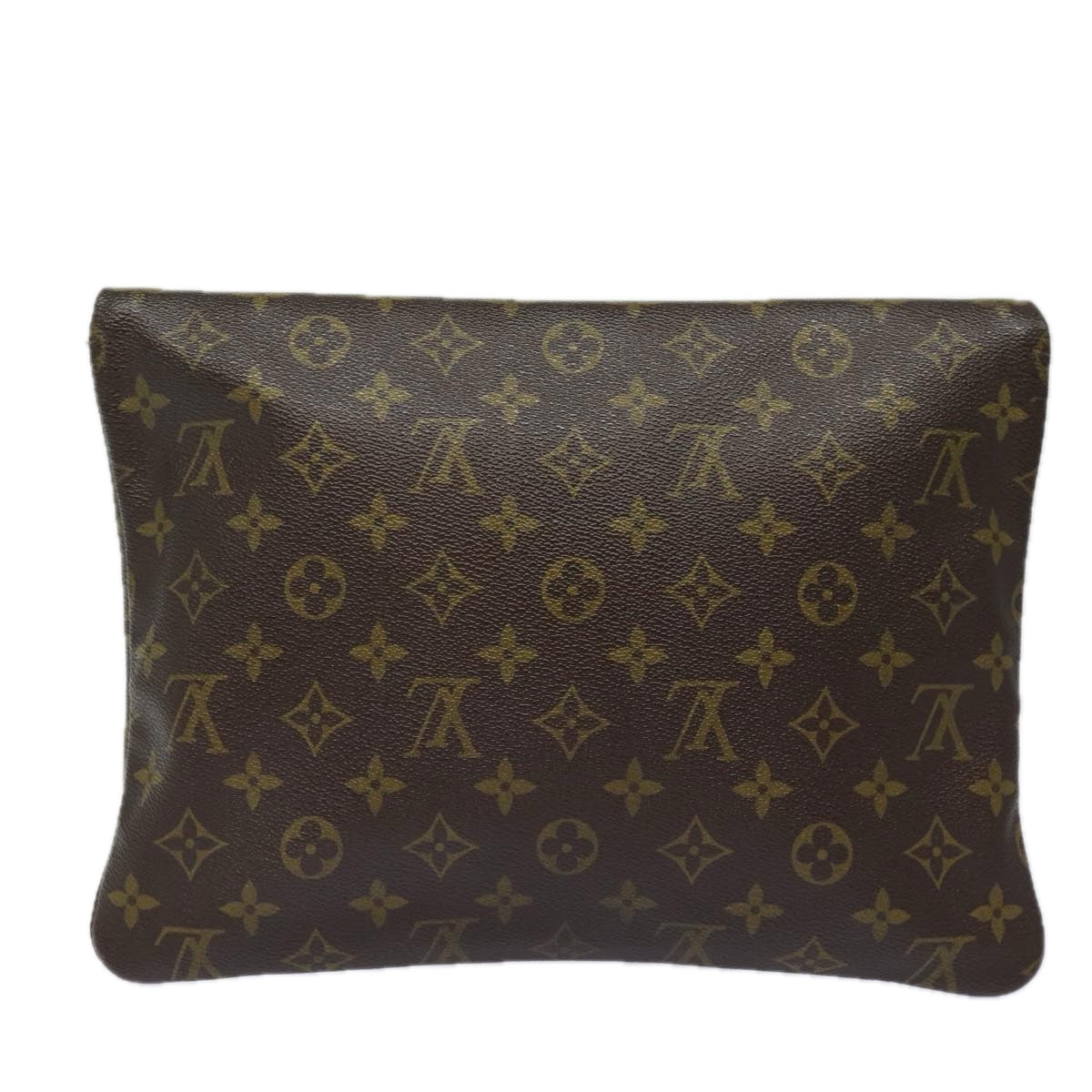 LOUIS VUITTON Monogram Pochette Priant Clutch Bag M51805 LV yk13954