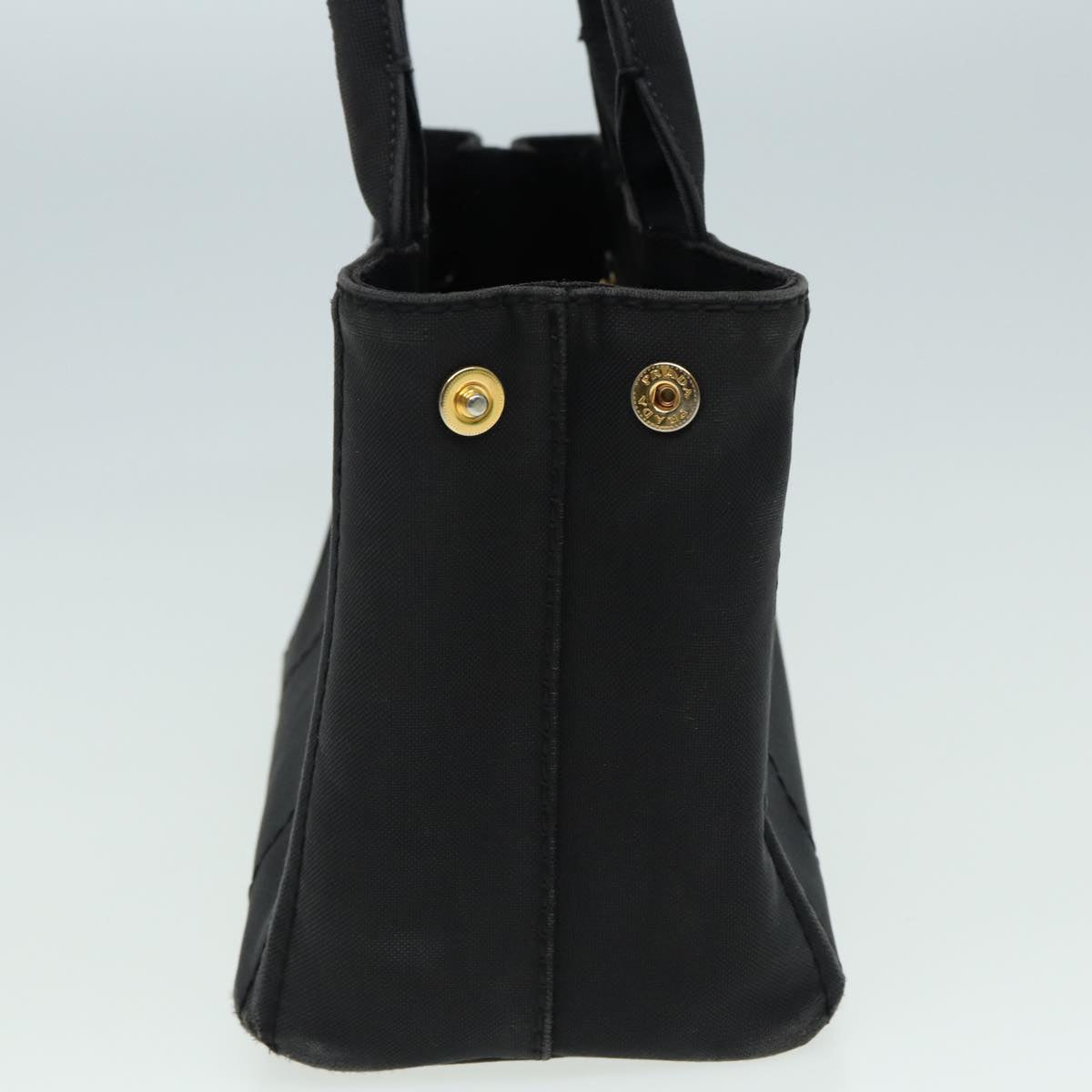 Luxury Prada Canapa PM Hand Bag Canvas Black  yk13957