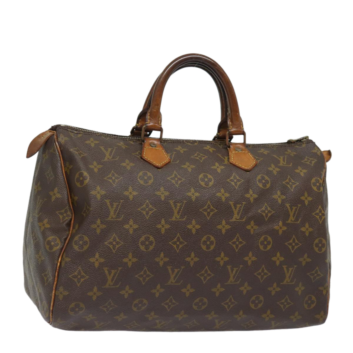 LOUIS VUITTON Monogram Speedy 35 Hand Bag Vintage M41524 LV yk13969