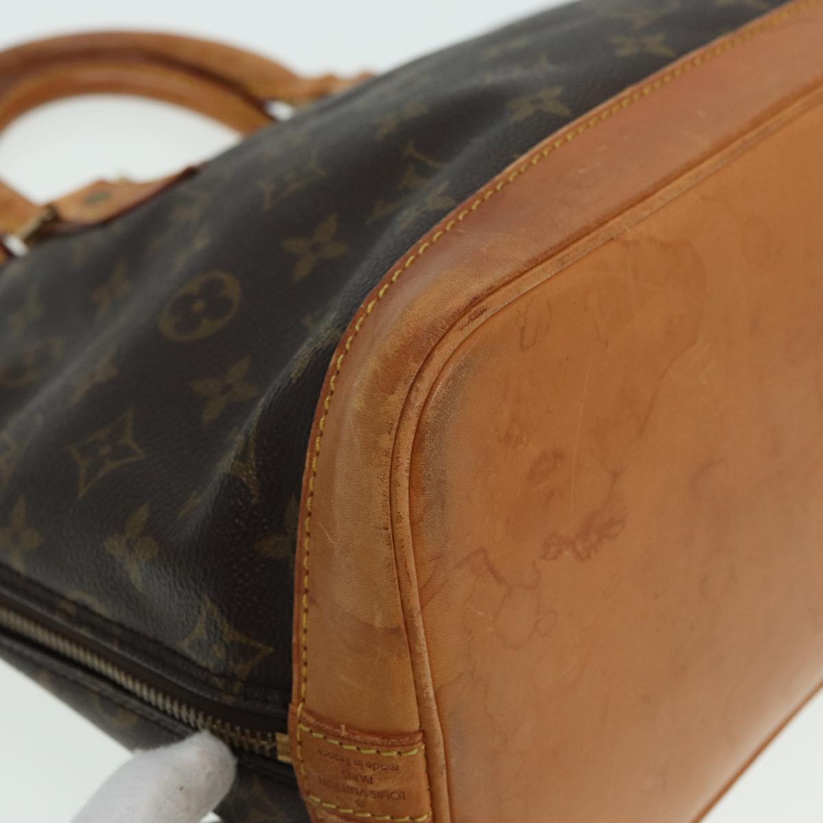 LOUIS VUITTON Monogram Alma Hand Bag M51130 LV yk13978