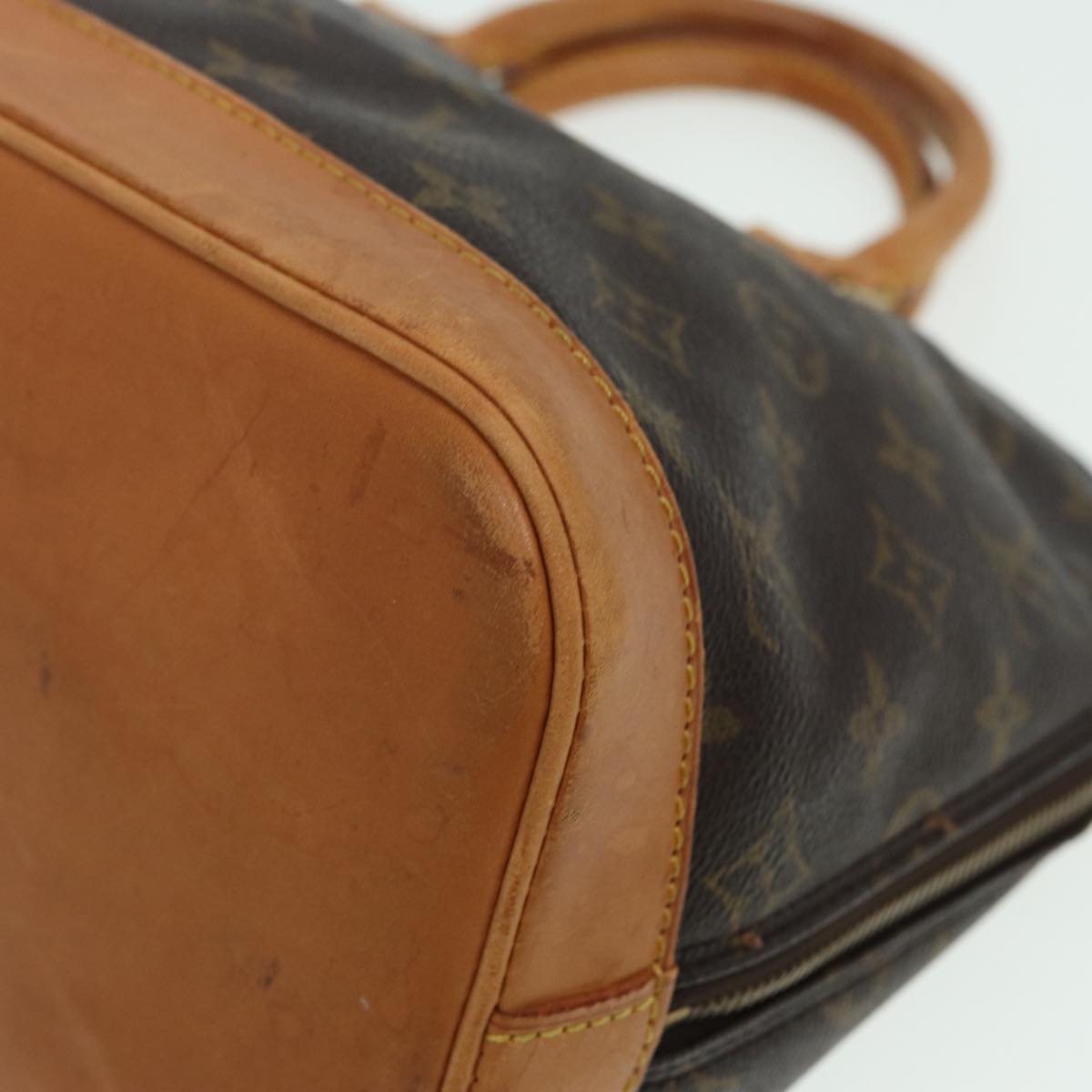 LOUIS VUITTON Monogram Alma Hand Bag M51130 LV yk13978