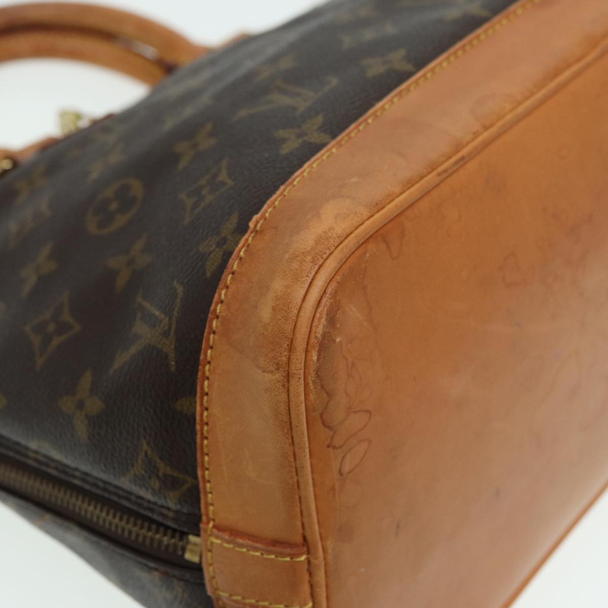 LOUIS VUITTON Monogram Alma Hand Bag M51130 LV yk13978